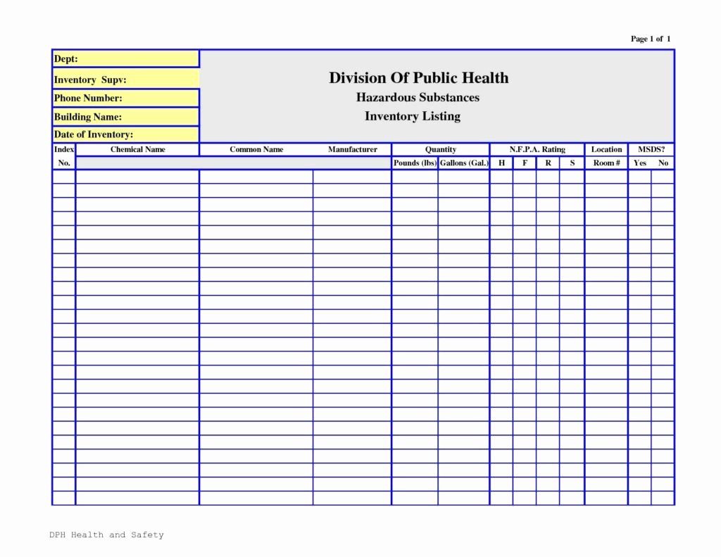 Simple Inventory Excel Template Unique Free Excel Inventory Management Template and Chemical
