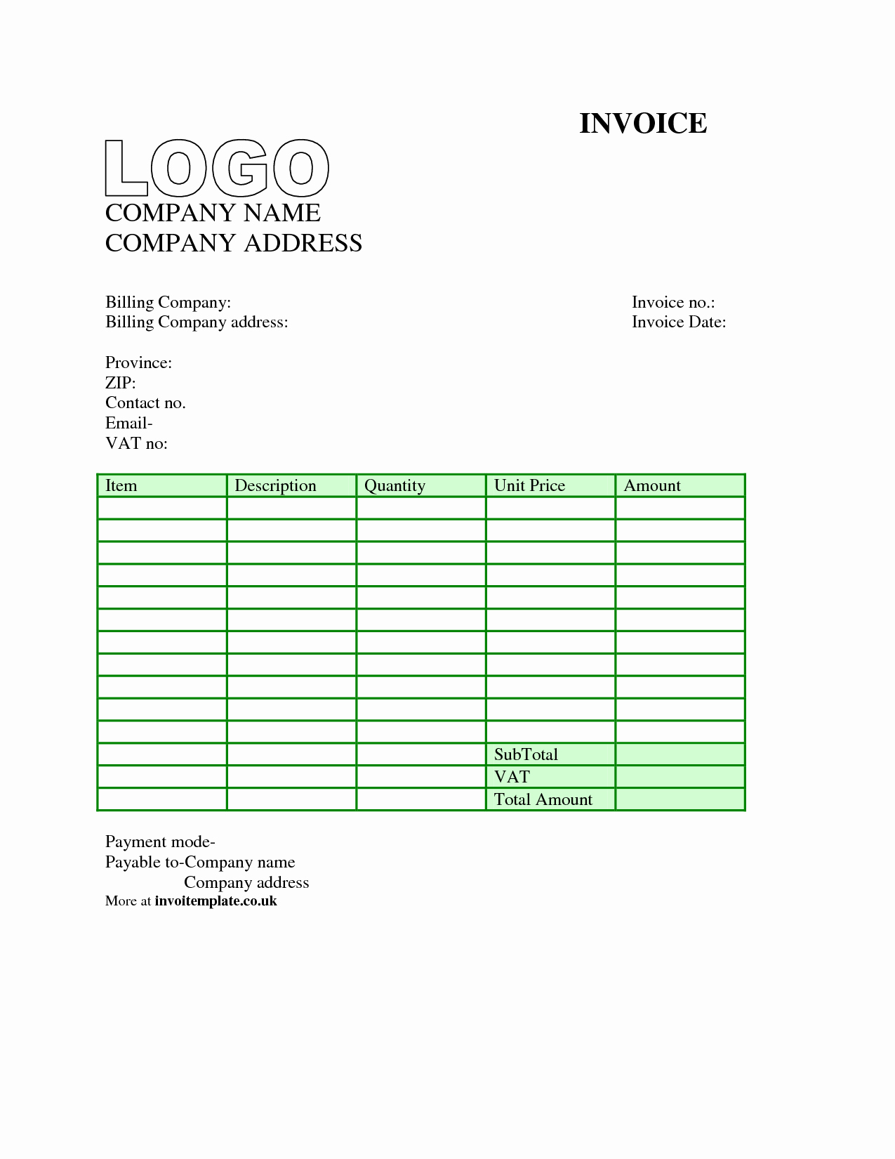 Simple Invoice Template Excel Beautiful Invoice Template Uk Word