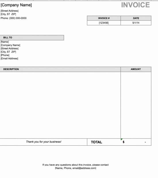 Simple Invoice Template Excel Lovely How to Make Invoice Template Denryokufo