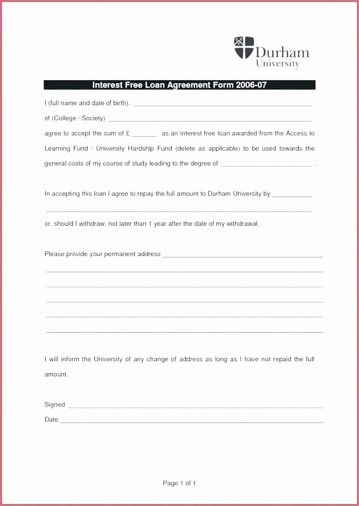 Simple Loan Application form Template Elegant Loan Agreement Letter – Studiorc