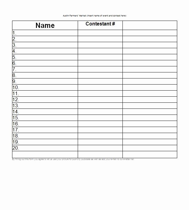 Simple Sign Up Sheet Template Awesome Free Sign In Sign Up Sheet Templates Excel Word