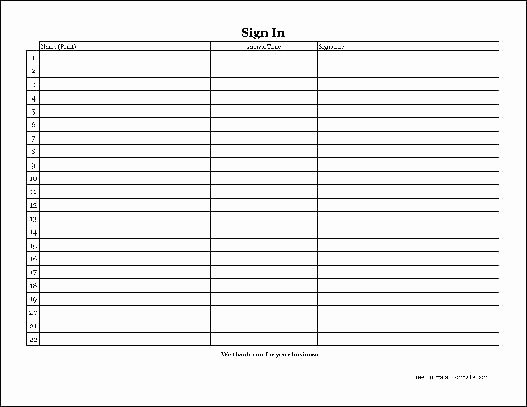 Simple Sign Up Sheet Template Lovely Templates for Sign In Sheets School Club Sign Up Sheet