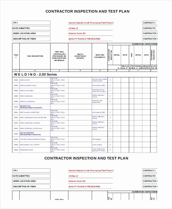 Simple Test Plan Template Best Of Integration Test Plan Excel Template Test Case Template