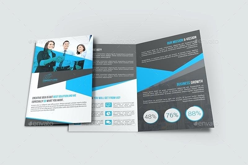 Single Fold Brochure Template Awesome Single Fold Brochure Template Bi Templates Free Premium