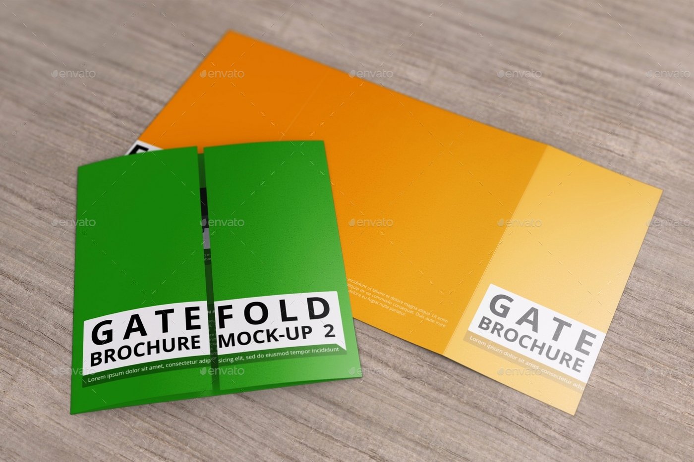 Single Fold Brochure Template Elegant Gatefold Brochure Mock Up 2 by Massdream