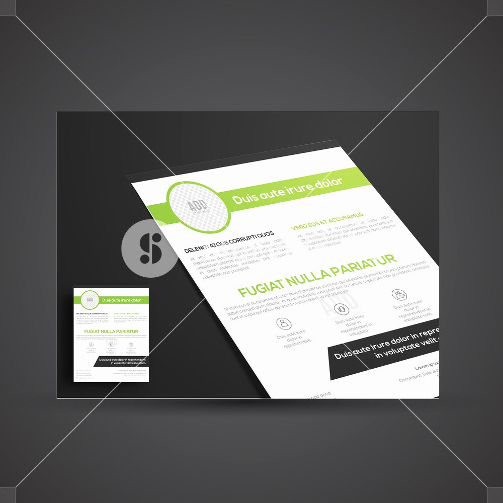 Single Page Brochure Template Awesome E Page Brochure Template or Flyer Design for Business