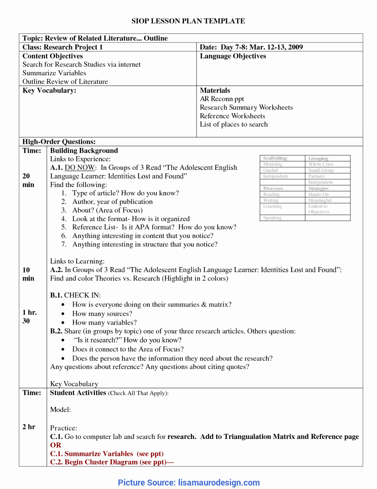 Siop Lesson Plan Template 3 Best Of Newest Infant Classroom themes Spring Time Classroom Door