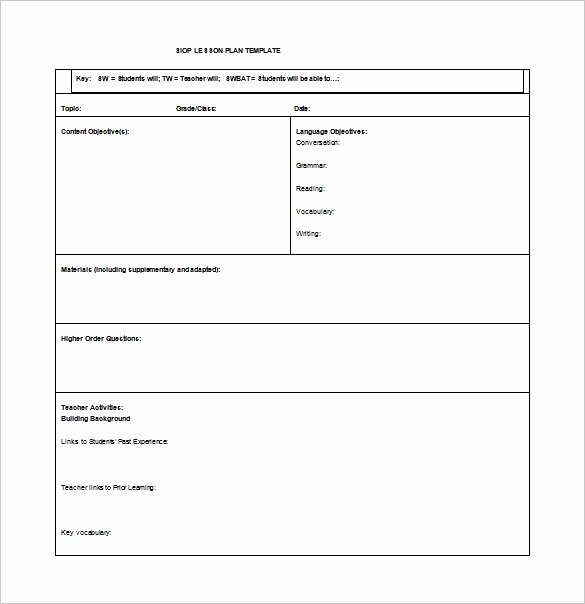 Siop Lesson Plan Template 3 Unique Siop Lesson Plan Template 3 Awesome Gradual Release Lesson