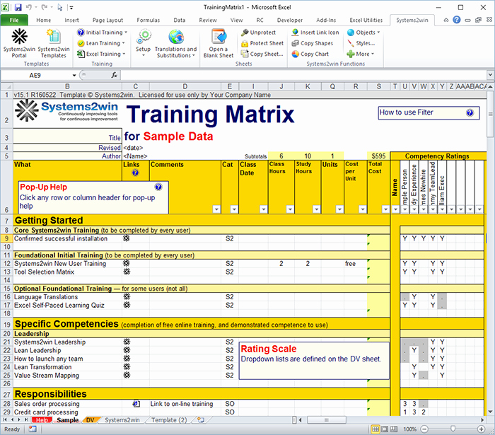Skills Matrix Template Excel Fresh Matrix Workout Chart