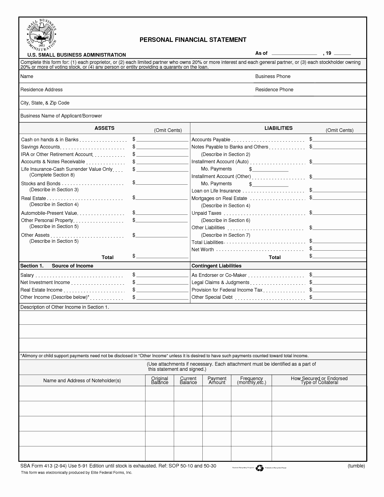 Small Business Financial Statement Template Elegant Sample In E Statement for Small Business Business