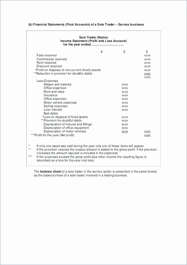 Small Business Income Statement Template Lovely Layout Small Business In E Statement Template Service