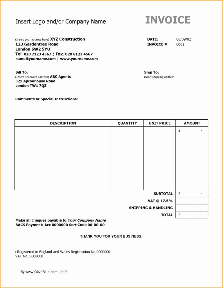 Small Business Invoice Template Beautiful Business Invoice Template Excel Small Nice Sample Receipt
