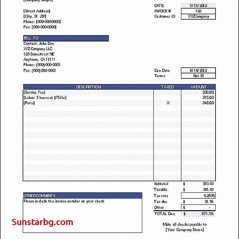 Small Business Invoice Template New Small Business Invoice Invoice Template for Small Business