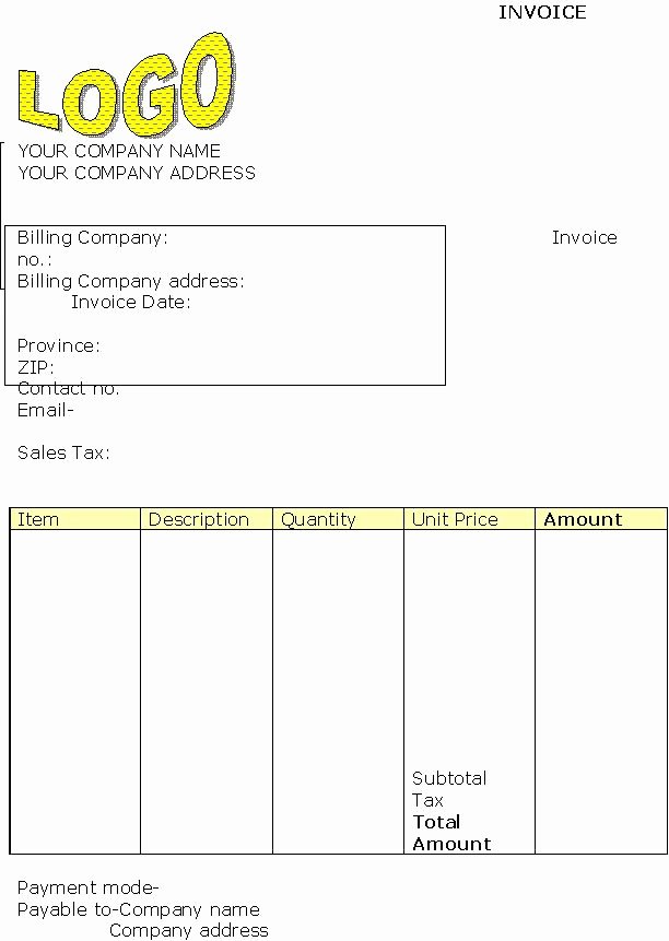 Small Business Invoice Template New Small Business Invoice Template Invoice Templates