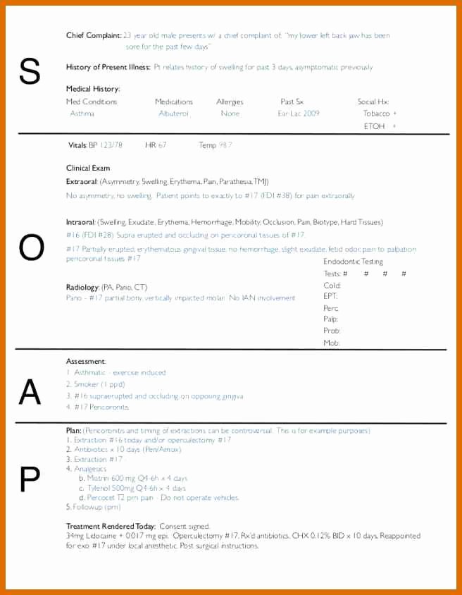 Soap Note Template Pdf Fresh 1 2 soap Note Example Nursing