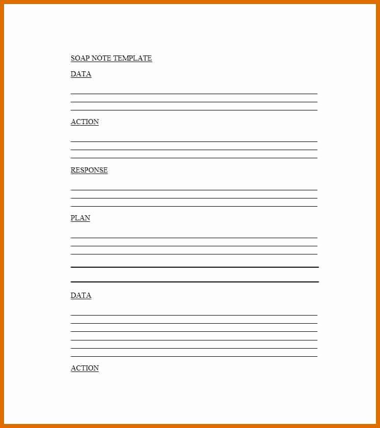 Soap Note Template Word Elegant 10 11 soap Note Template Word