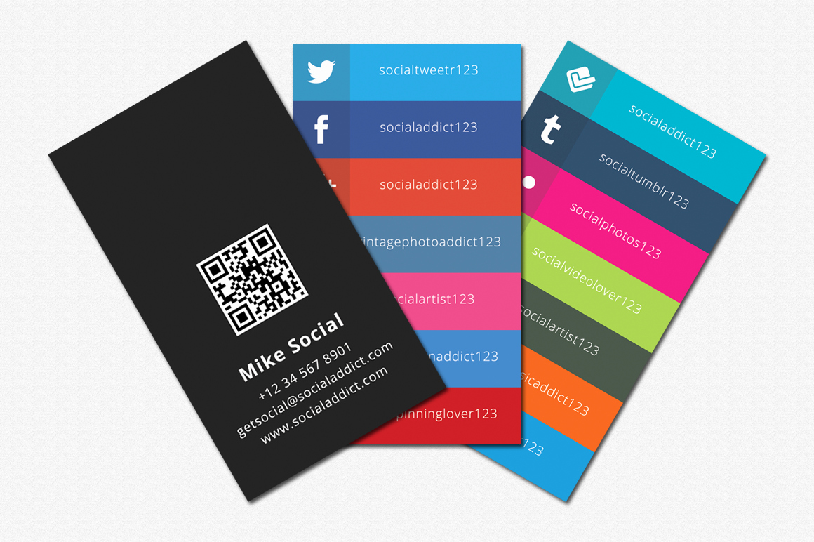 Social Media Business Cards Template Lovely social Media Cards Tekton Business