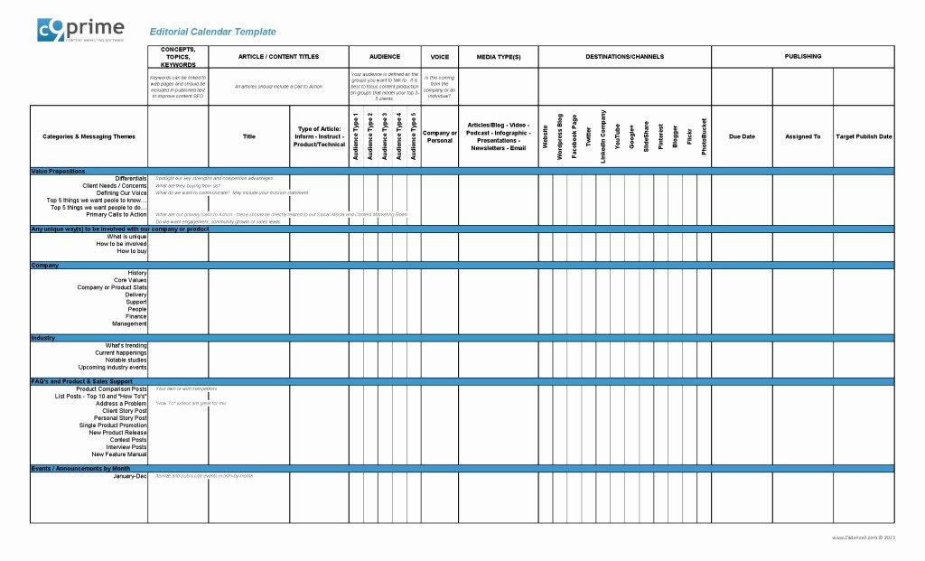 Social Media Plan Template Excel Best Of How to Build An Editorial Content Plan for social Media