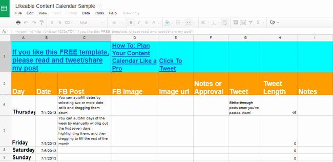 Social Media Plan Template Excel Luxury social Media Calendar Excel