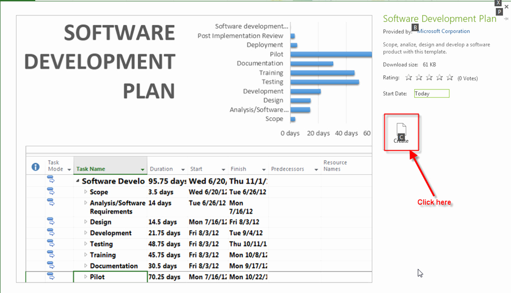 Software Development Plan Template Best Of Microsoft Project 2013–what is New Part 1