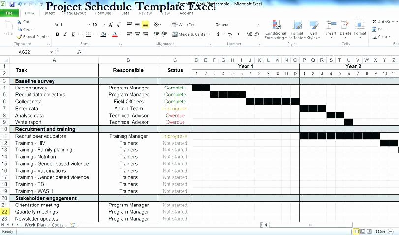 Software Project Planning Template Lovely Chart software Project Example Free Download Excel