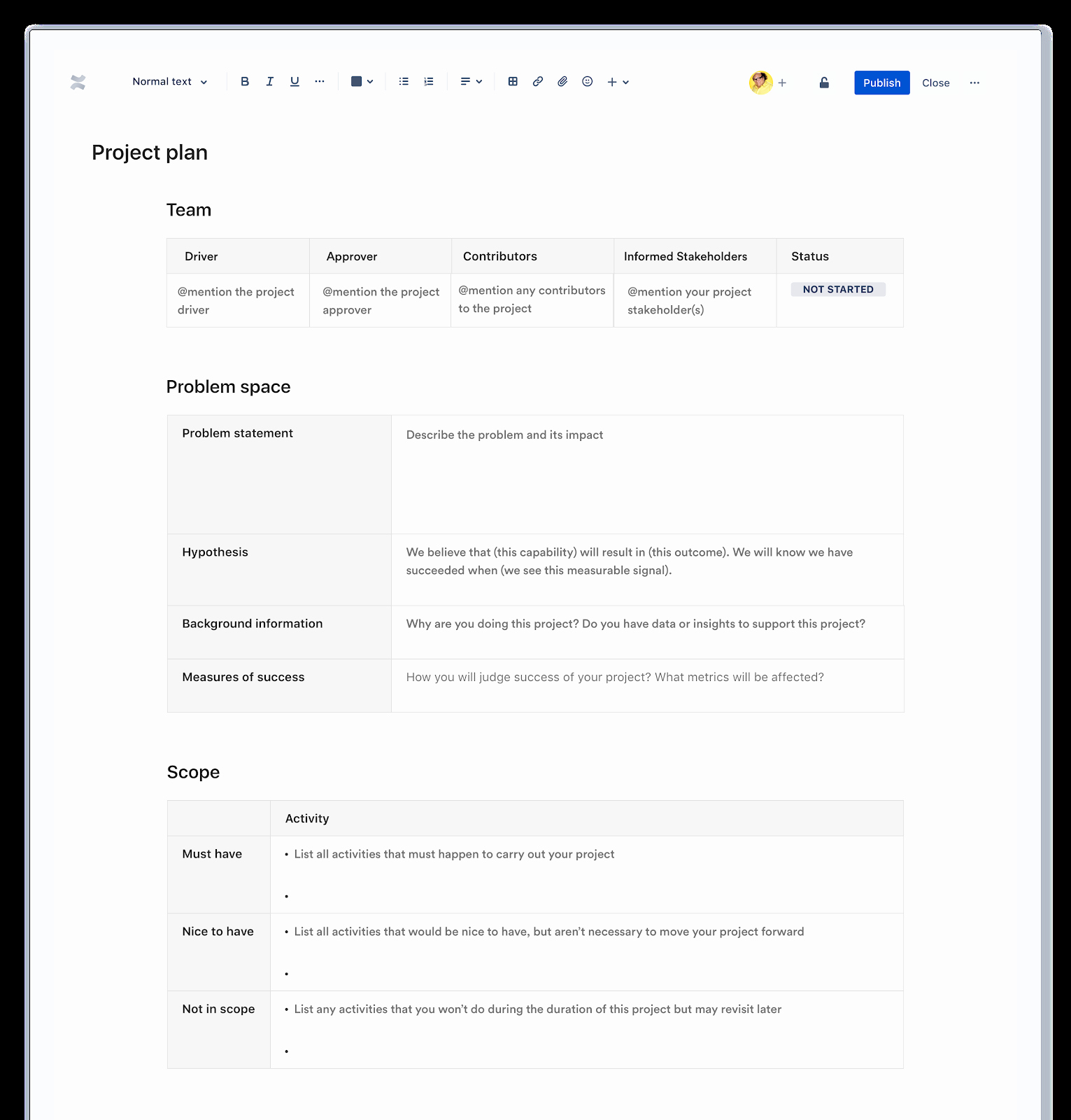 Software Project Planning Template New How to Create Simple Powerful Project Plans atlassian