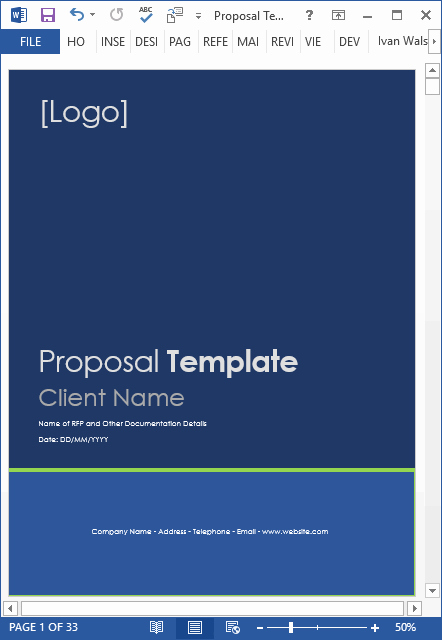Software Proposal Template Word Beautiful Proposal Templates 10 X Ms Word Designs 2 X Excel