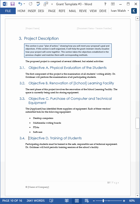 Software Proposal Template Word Unique Grant Proposal Templates Ms Word Free Excel Spreadsheet