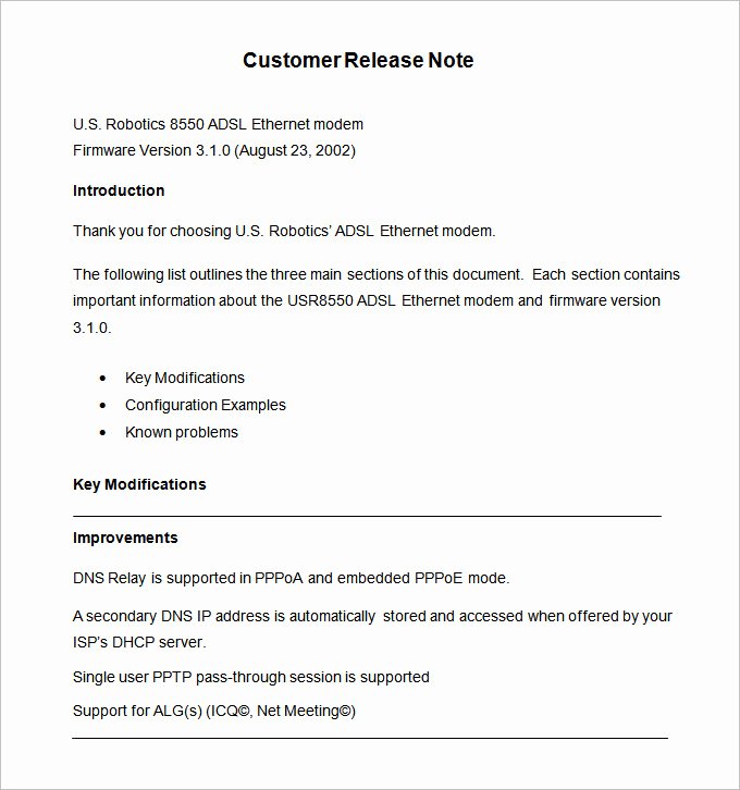Software Release Notes Template Awesome Release Notes Template 14 Free Word Pdf Documents