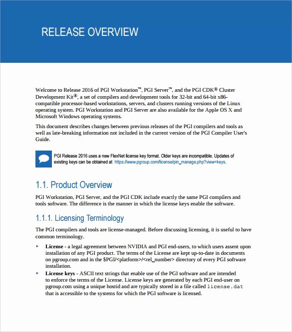 Software Release Notes Template Luxury 8 Release Notes Templates to Download for Free