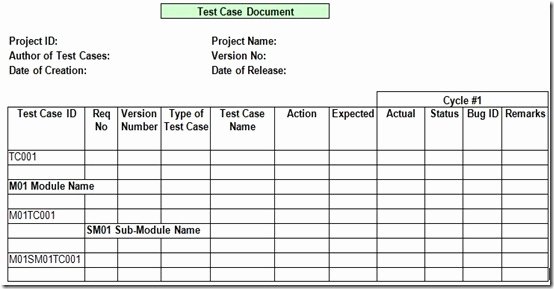 Software Test Case Template Fresh Step by Step Guide to Test Case Development
