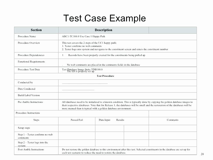 Software Test Case Template Inspirational software Testing Release Notes Template – Shootfrank