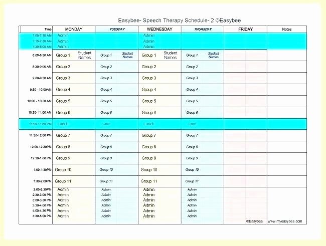Speech therapy Schedule Template Lovely Template Speech Pathology Report Template Cover Letter