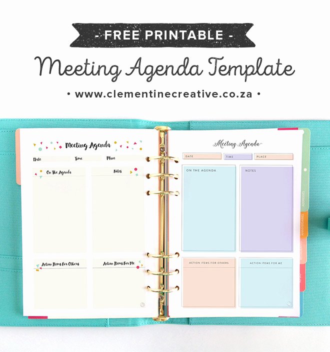 Staff Meetings Agenda Template Beautiful Free Pretty Printable Meeting Agenda Templates
