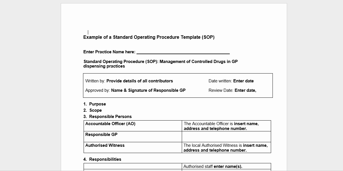 Standard Operating Procedures Template Free Unique 20 Free sop Templates to Make Recording Processes Quick