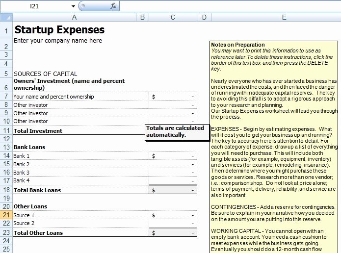 Startup Business Plan Template Excel Unique Business Plan Startup Costs Template Invitation Template