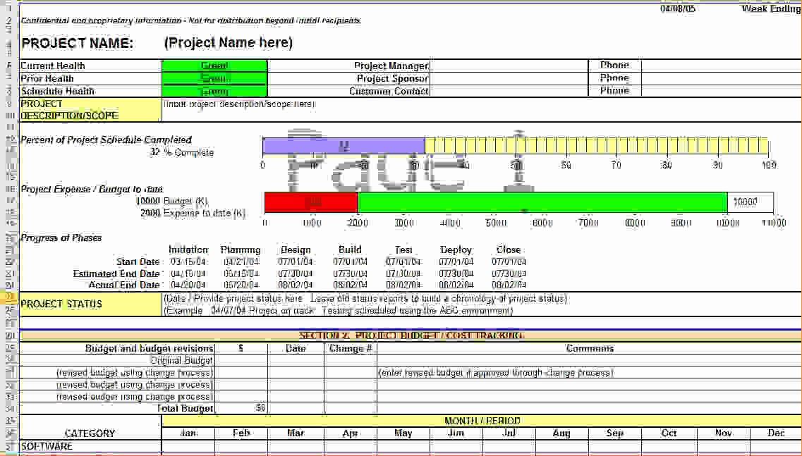 Status Report Template Excel Inspirational 3 Project Status Report Template Excelreport Template