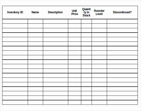Stock Inventory Excel Template Inspirational 18 Stock Inventory Control Templates Pdf Doc