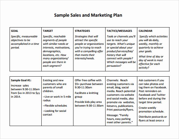 Strategic Sales Planning Template Beautiful Free Sales Plan Templates Free Printables Word Excel
