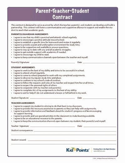 Student Academic Contract Template Awesome Best 20 Behavior Contract Ideas On Pinterest