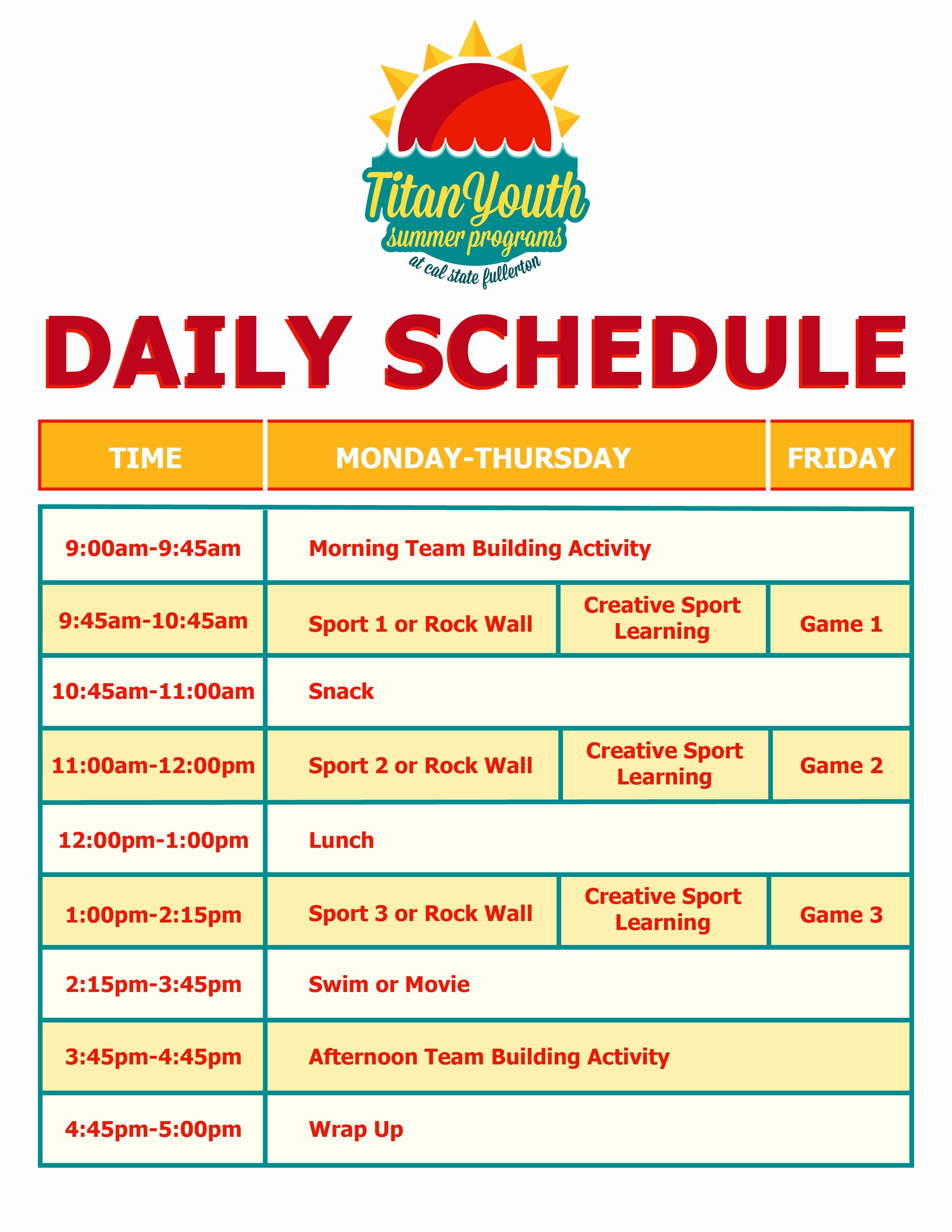 Summer Camp Daily Schedule Template Beautiful Index Of Cdn 12 2015 232