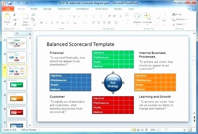 Supplier Performance Scorecard Template Xls Fresh Free Balanced Scorecard Template Excel Supplier