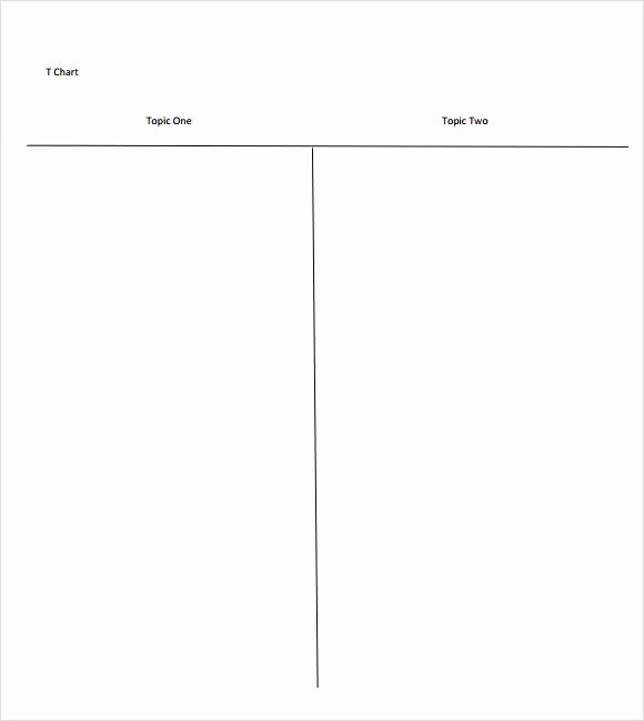 T Chart Template Pdf Inspirational Sample T Chart Template 7 Documents In Pdf Word