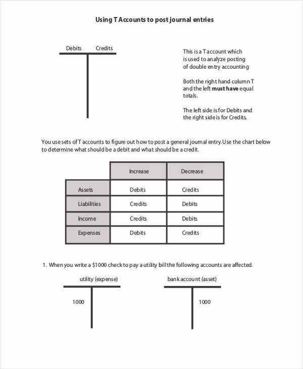 T Chart Template Word New T Chart Templates 6 Free Word Excel Pdf format