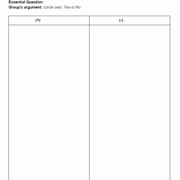 T Chart Template Word New T Charts Template T Chart Word Free Line form Templates