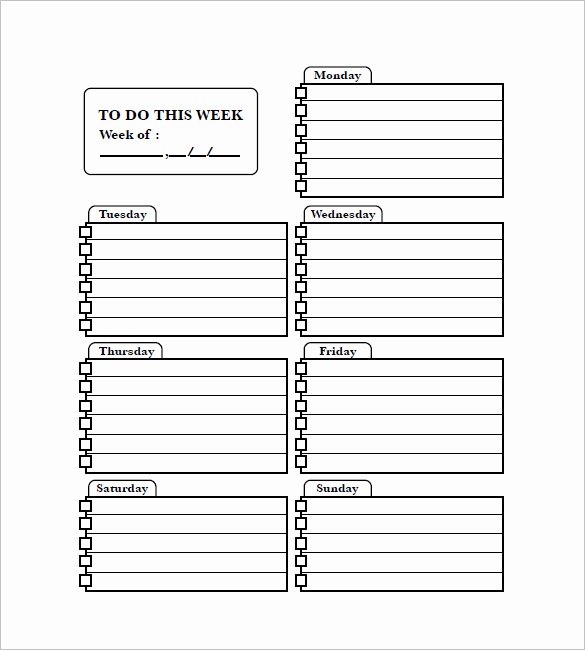 Task List Template Word Fresh Task List Template 10 Free Word Excel Pdf format