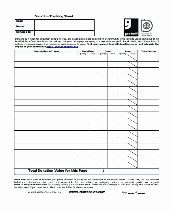 Tax Deductible Donation Receipt Template Unique Tax Deduction Spreadsheet Excel Template Best Lovely
