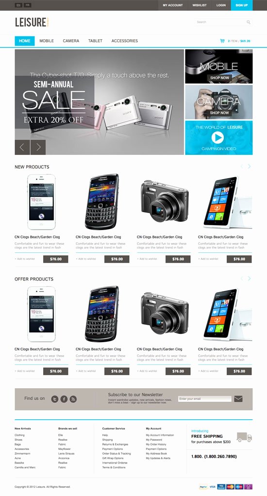 Template for Ecommerce Website New Best E Merce Templates for Your Line Shop Brand