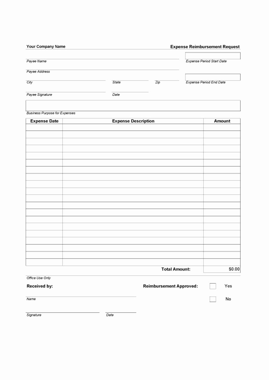 Template for Expense Report Lovely 40 Expense Report Templates to Help You Save Money