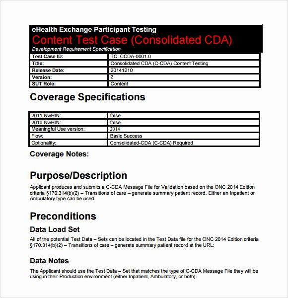 Test Case Template Excel Elegant 10 Useful Test Case Templates to Download for Free